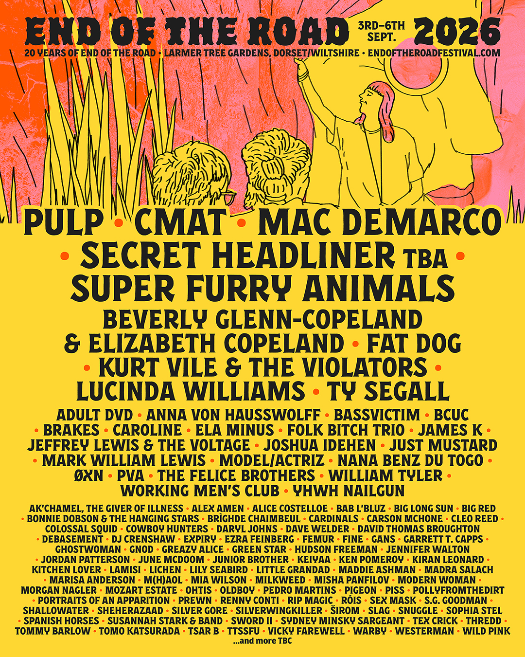 end of the road 2026 lineup