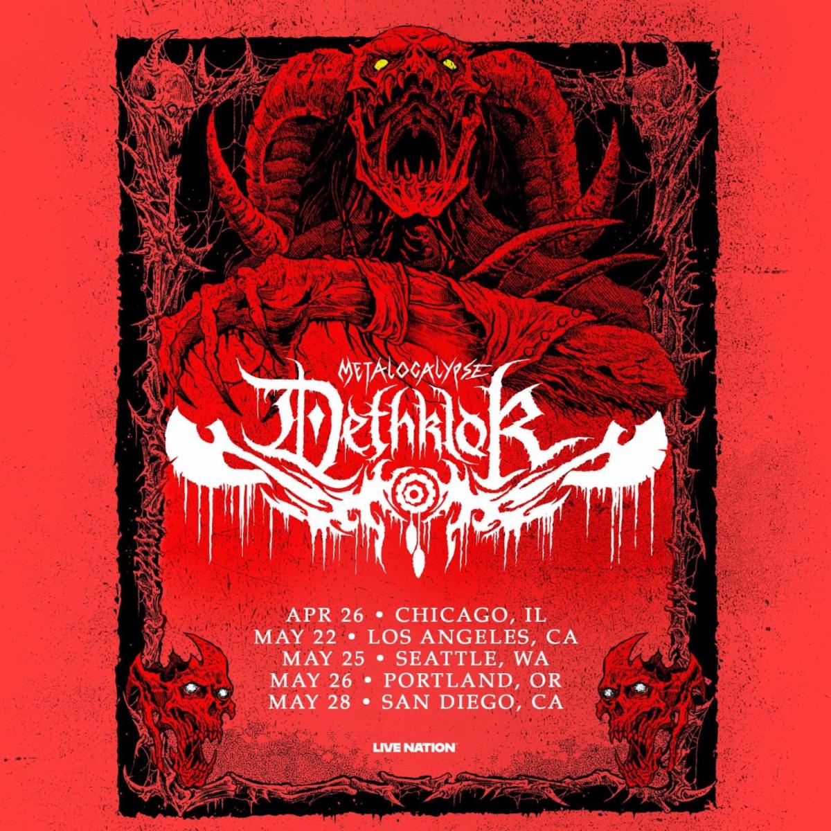 DETHKLOK Solo Headlining Dates ADMAT