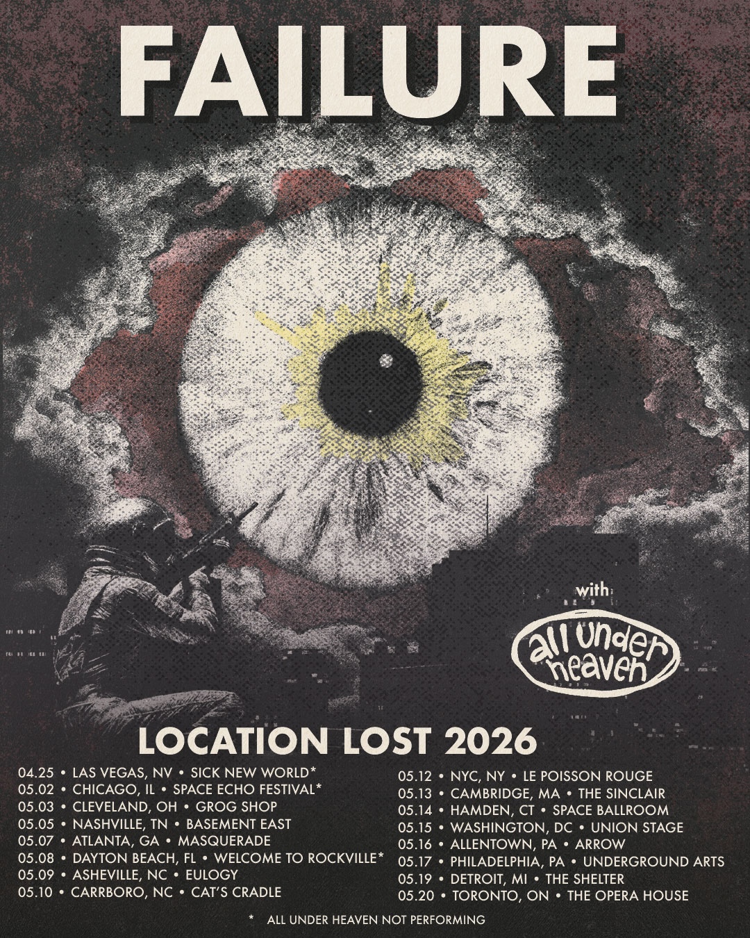 Failure All Under Heaven Tour