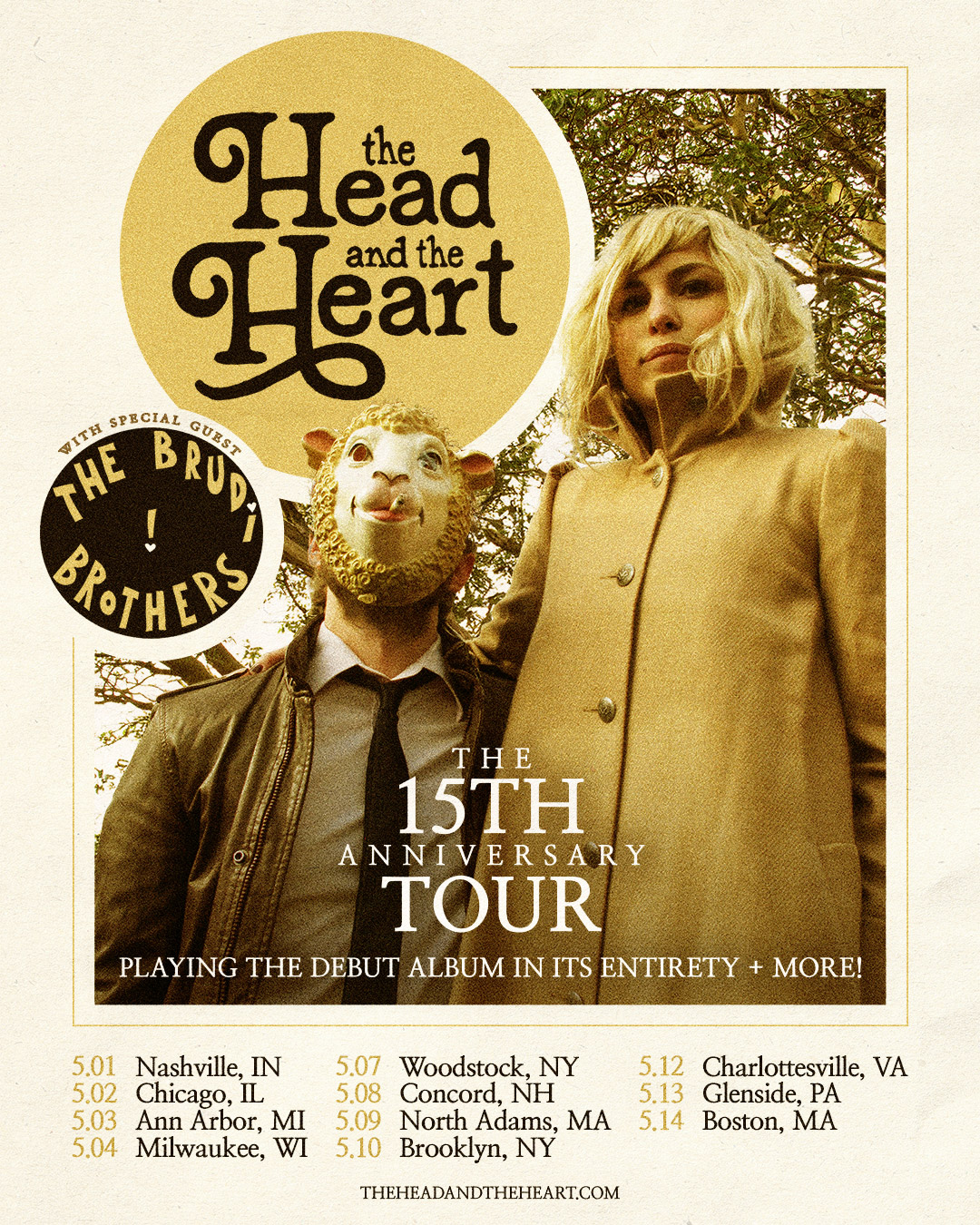 The Head and The Heart 2026 tour