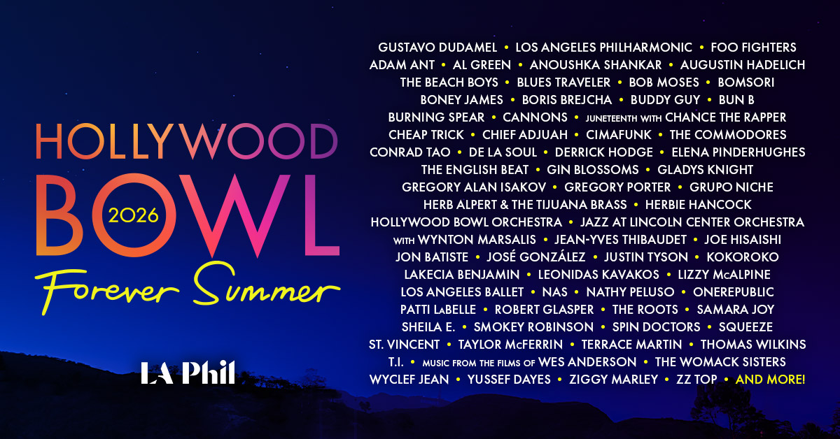 Hollywood Bowl’s 2026 season includes Foo Fighters & St. Vincent with orchestras & more