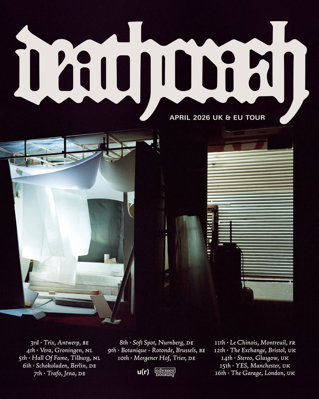 deathcrash 2026 UK tour