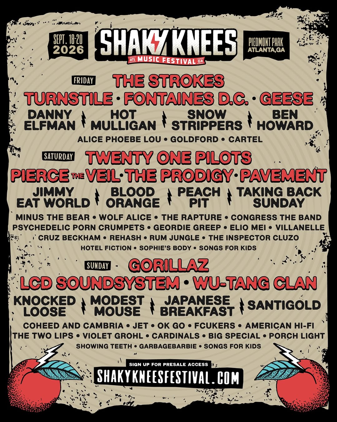 Shaky Knees 2026