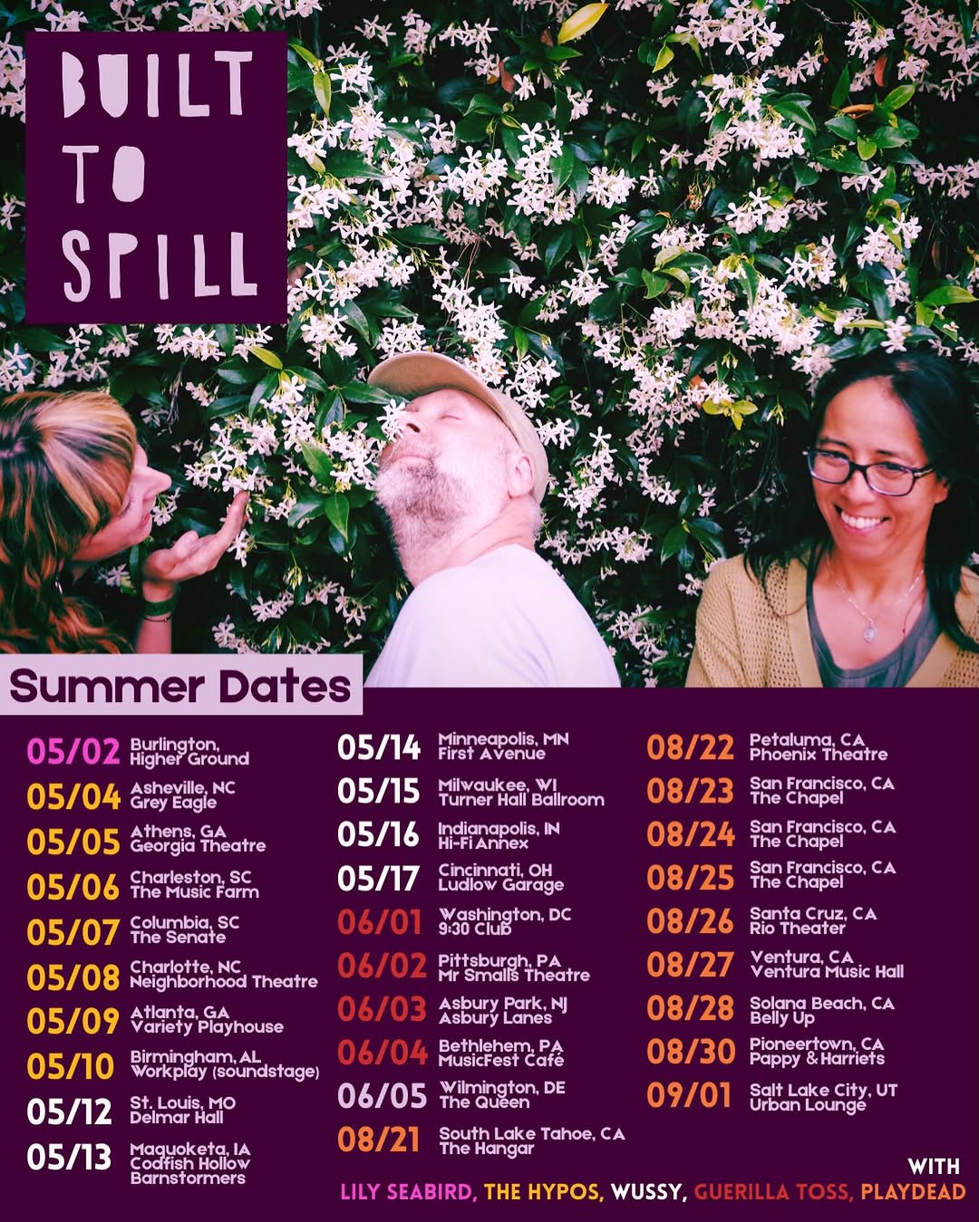 Built to Spill 2026 tour