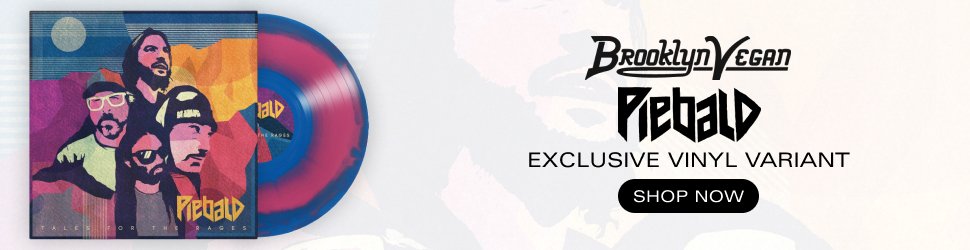 Piebald vinyl banner