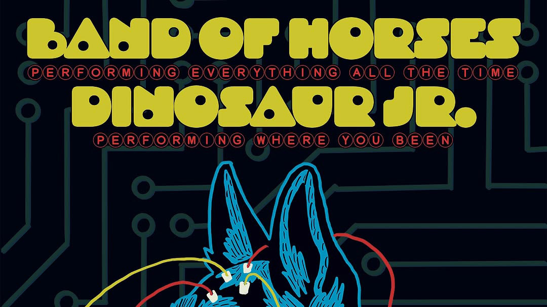 Dinosaur Jr. (playing ‘Where You Been’) & Band of Horses (playing ‘Everying all the Time’) announce tour