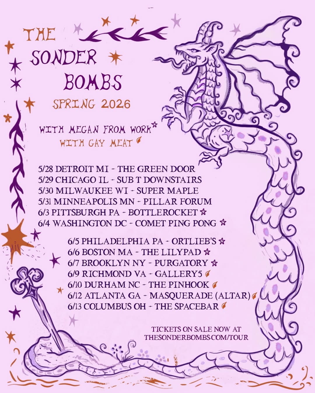sonder bombs tour