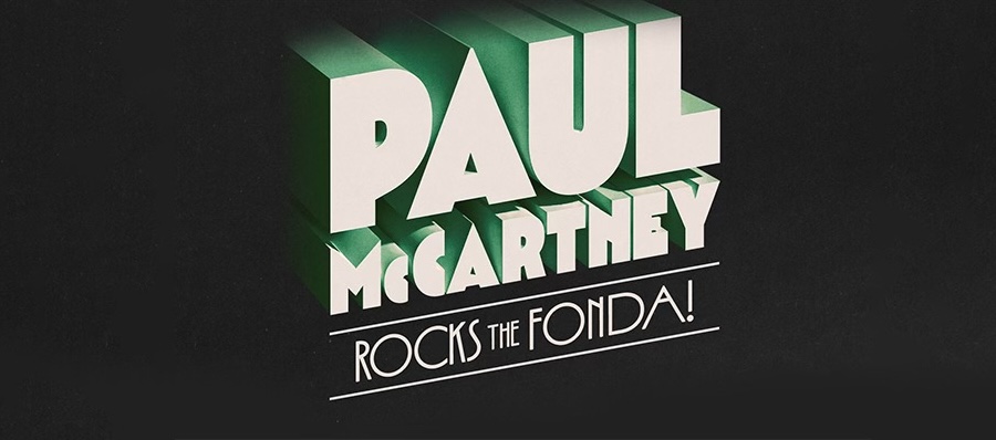 Paul McCartney playing 2 intimate LA shows at Fonda Theatre this month