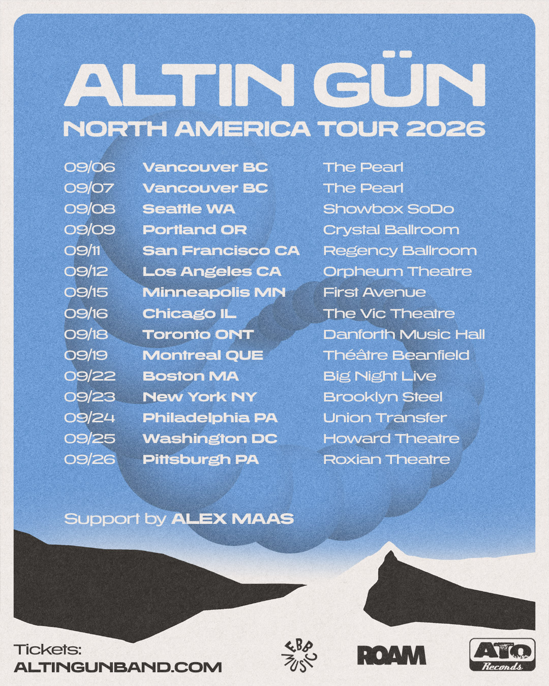 Altin Gun 2026 tour