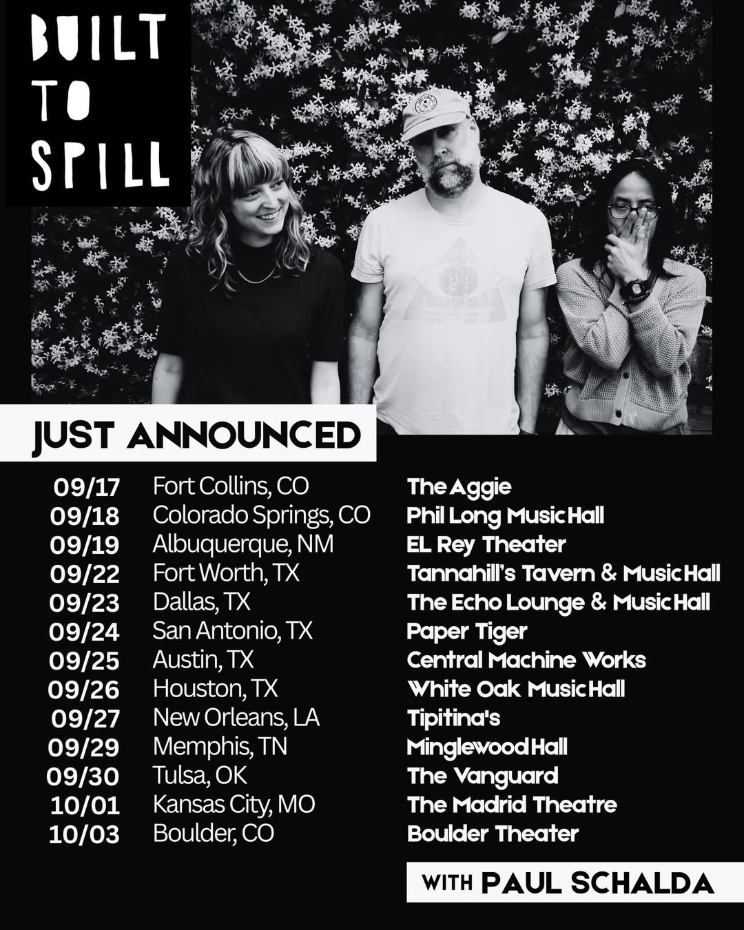 Built to Spill 2026 tour