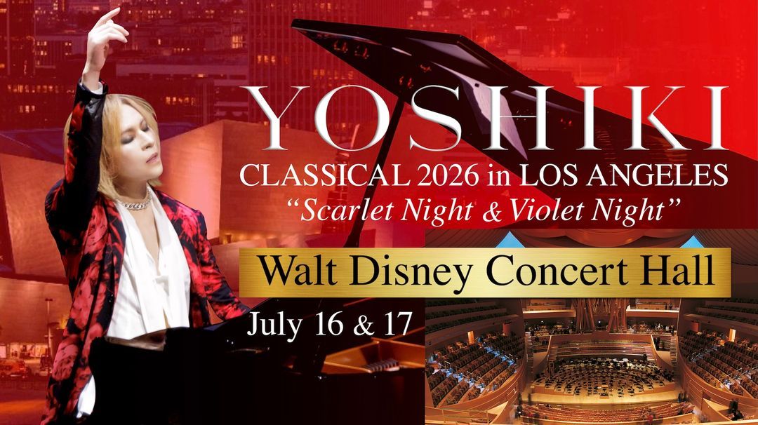 Classical 2026: X Japan’s Yoshiki playing 2 big shows in Los Angeles