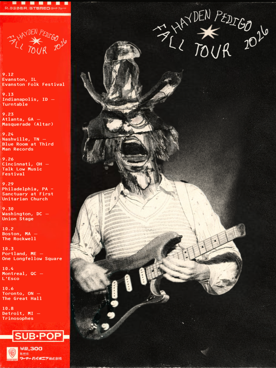 hayden pedigo tour dates