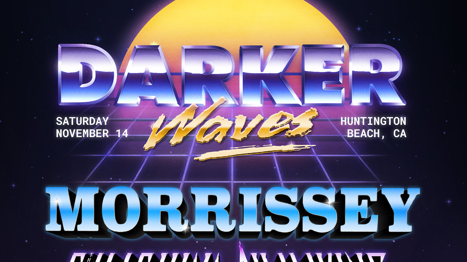 Darker Waves 2026 lineup (Smashing Pumpkins, Morrissey, Bad Religion, The Damned, Circle Jerks, more)