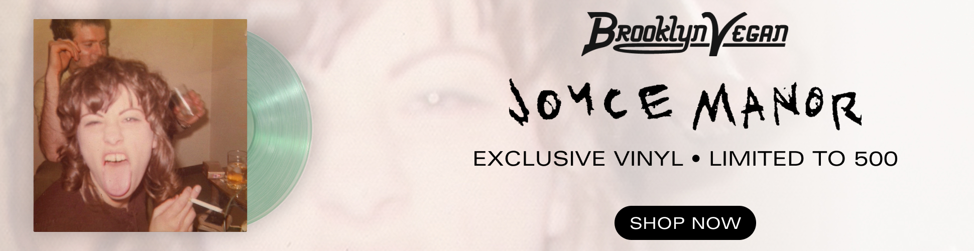 Joyce Manor coke bottle clear vinyl