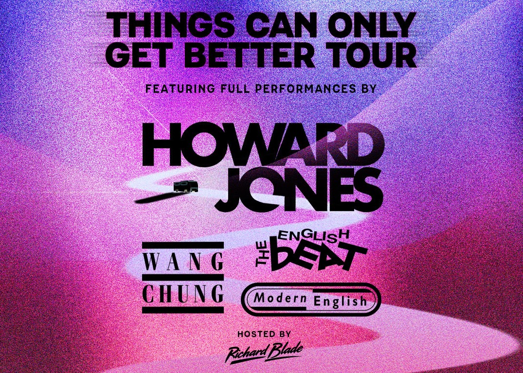 Howard Jones, Wang Chung, The English Beat, and Modern English touring together this summer