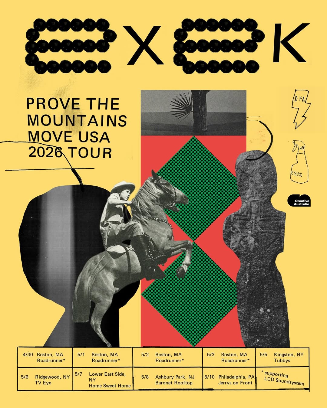 exek 2026 tour