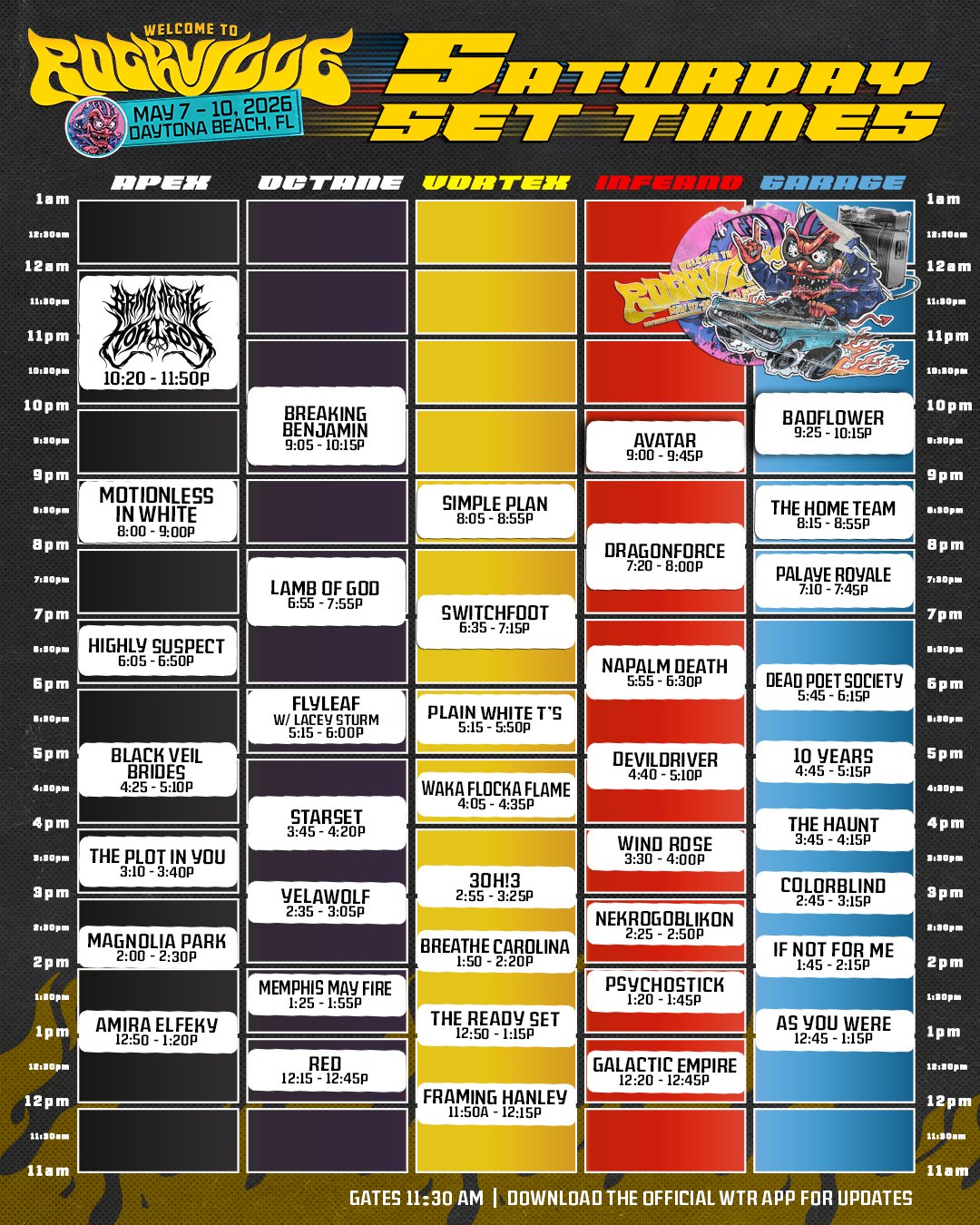 Welcome to Rockville 2026 Saturday