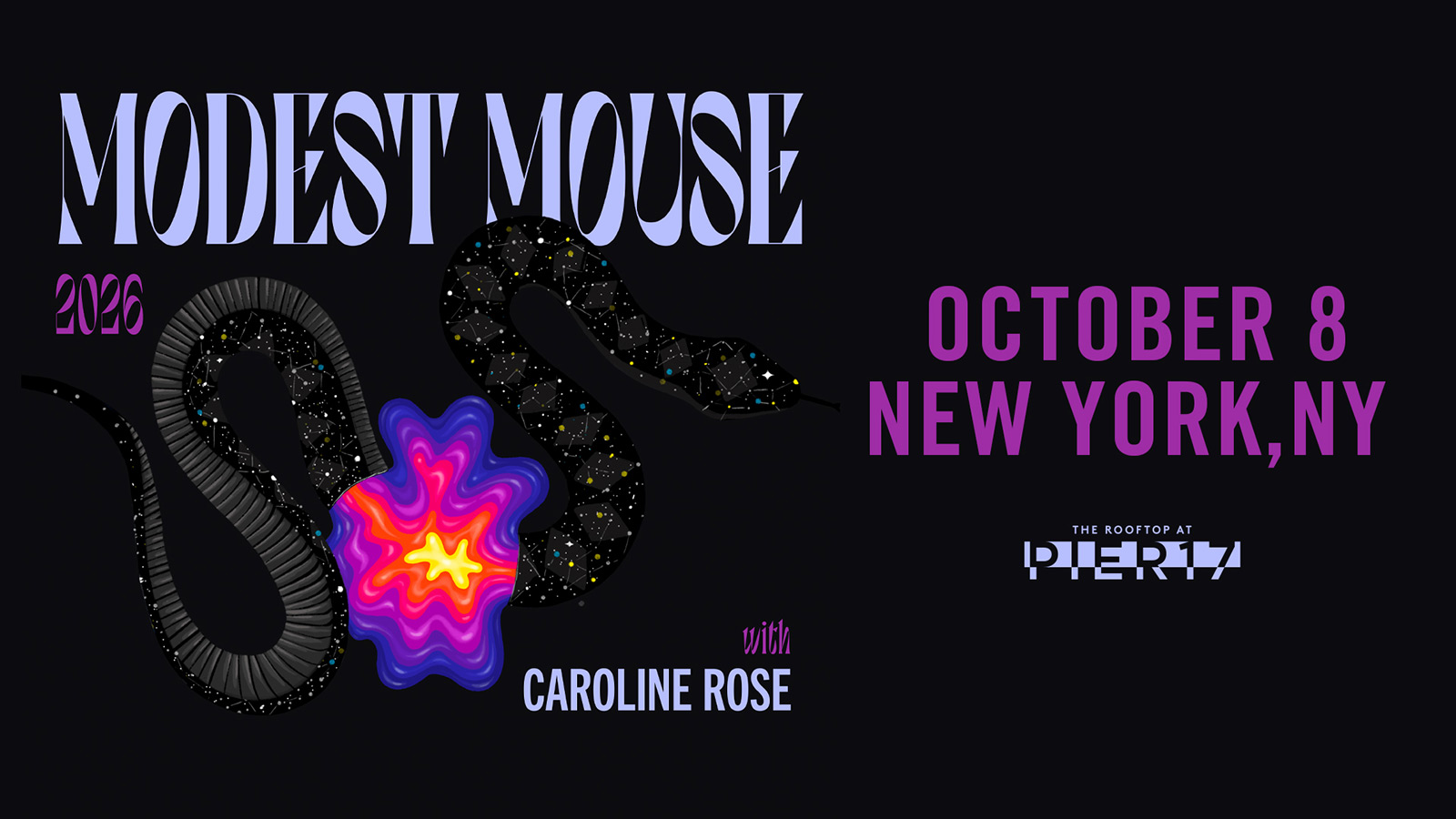 Modest Mouse @ The Rooftop at Pier 17 on BrooklynVegan Presale (password here)