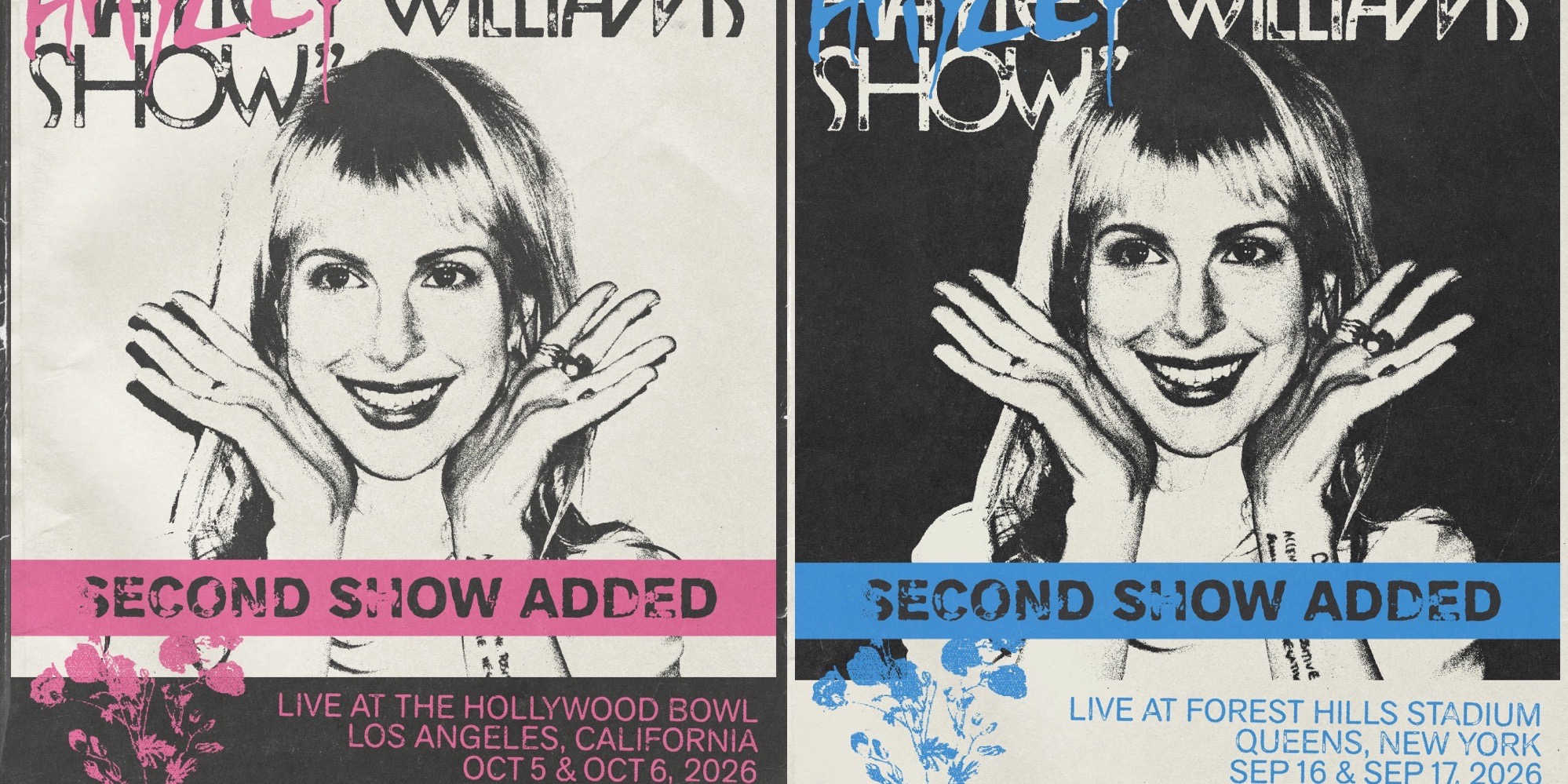 Hayley Williams Announces Second Shows at Hollywood Bowl and Forest Hills Stadium