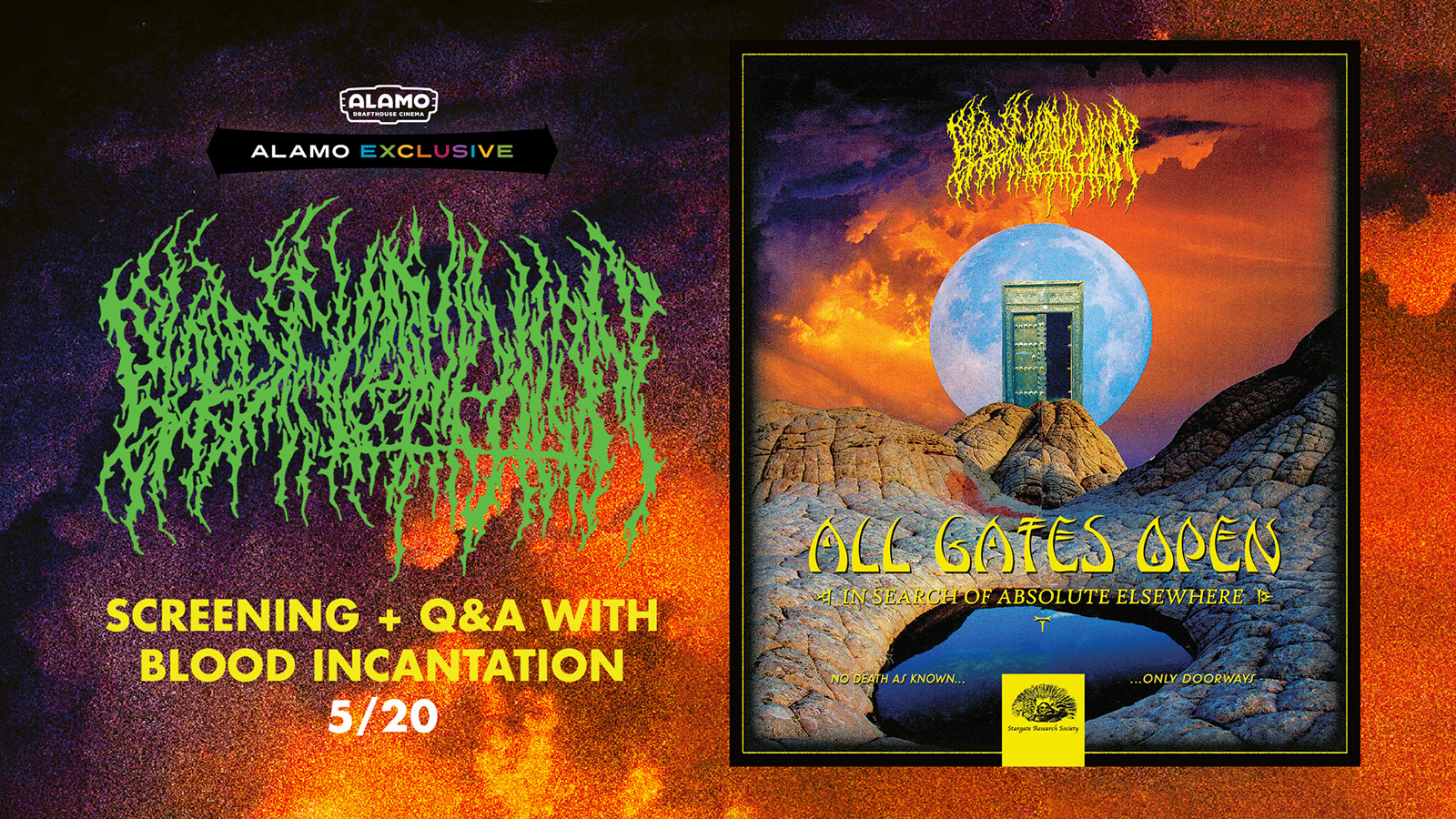 Blood Incantation Documentary "All Gates Open" to Screen at Alamo Drafthouse
