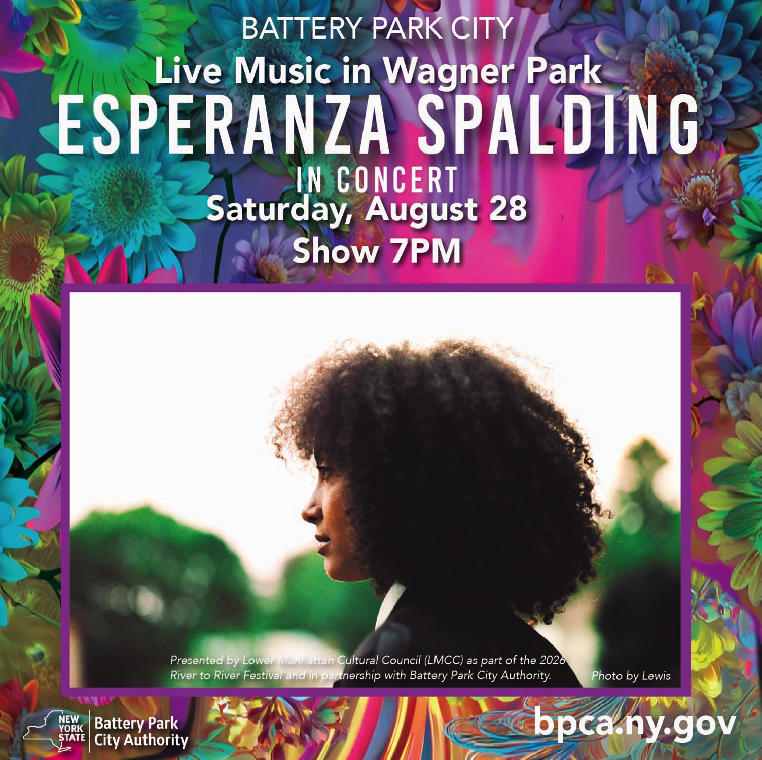 Free shows In NYC’s Battery Park City this summer: Esperanza Spalding, The War & Treaty, Red Baraat, more