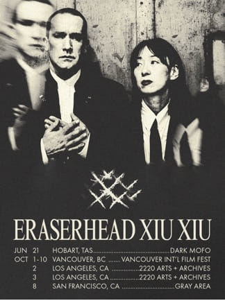 Xiu Xiu announces David Lynch 'Eraserhead' tribute album & tour