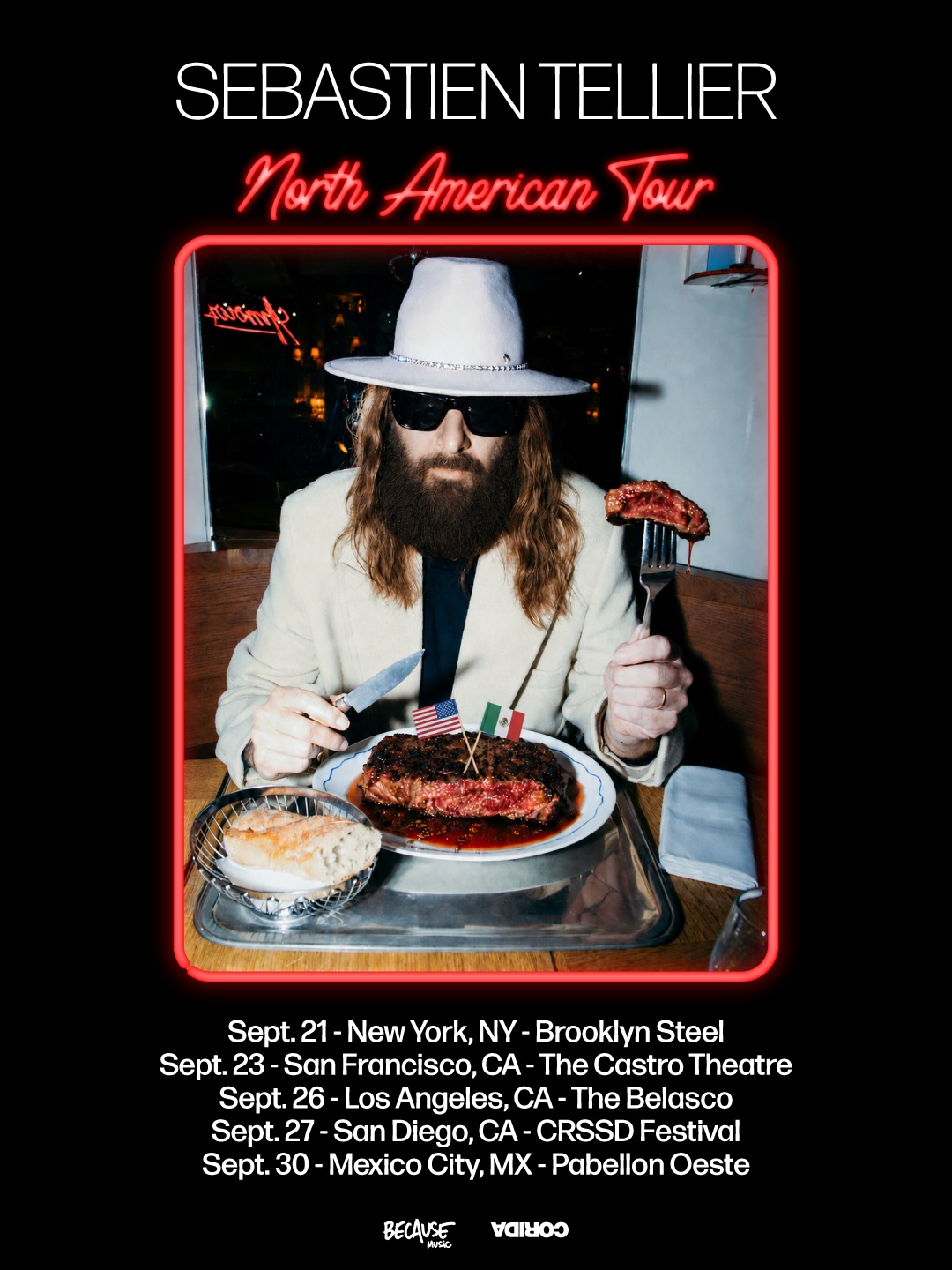 sebastien tellier tour poster