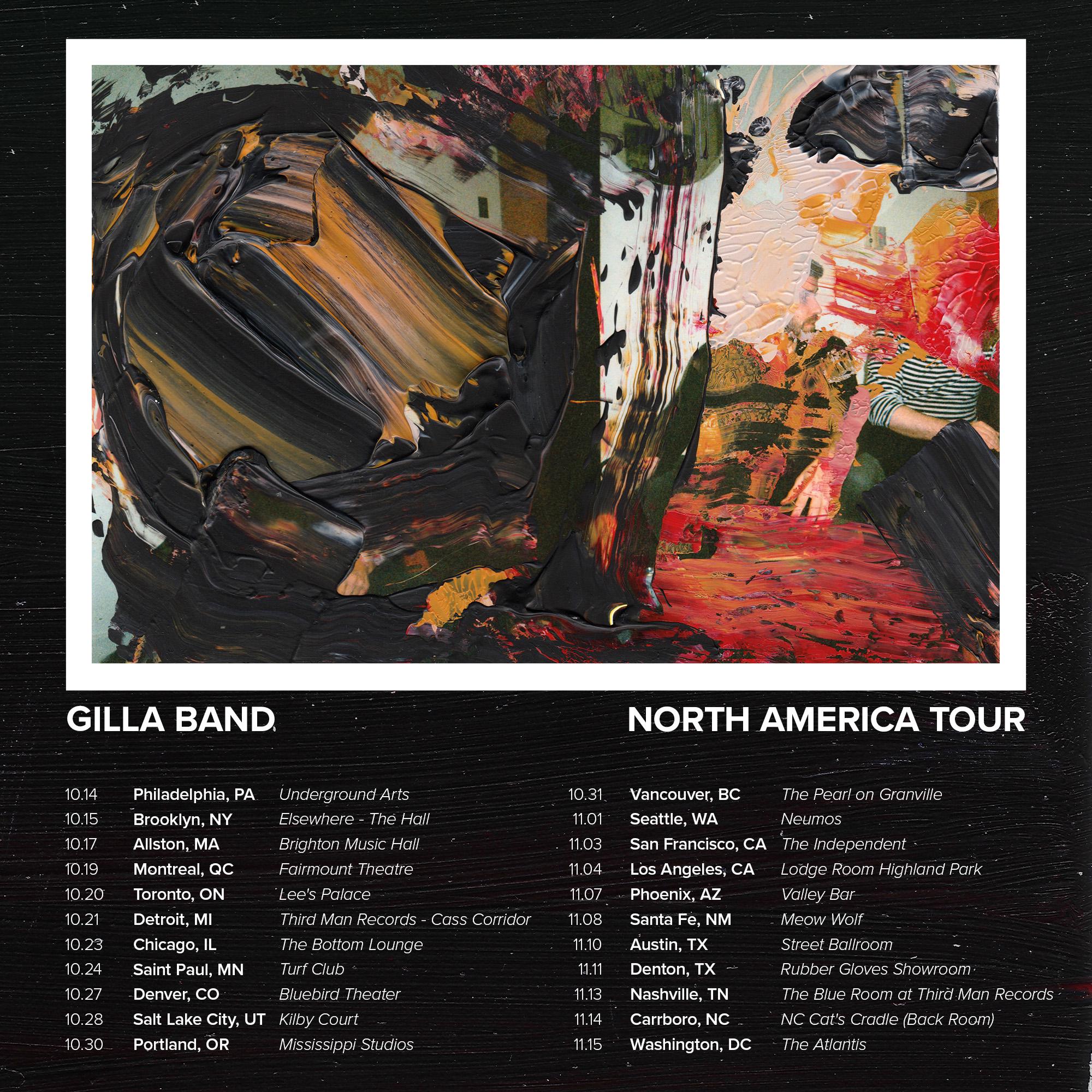 gilla band tour