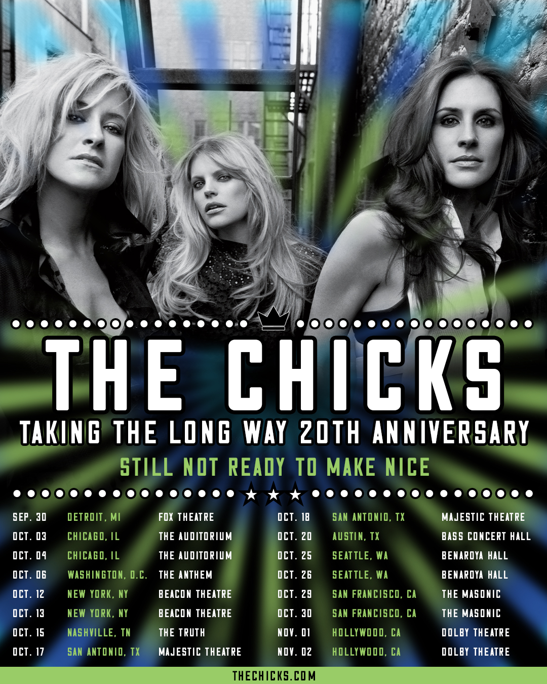 the chicks tour