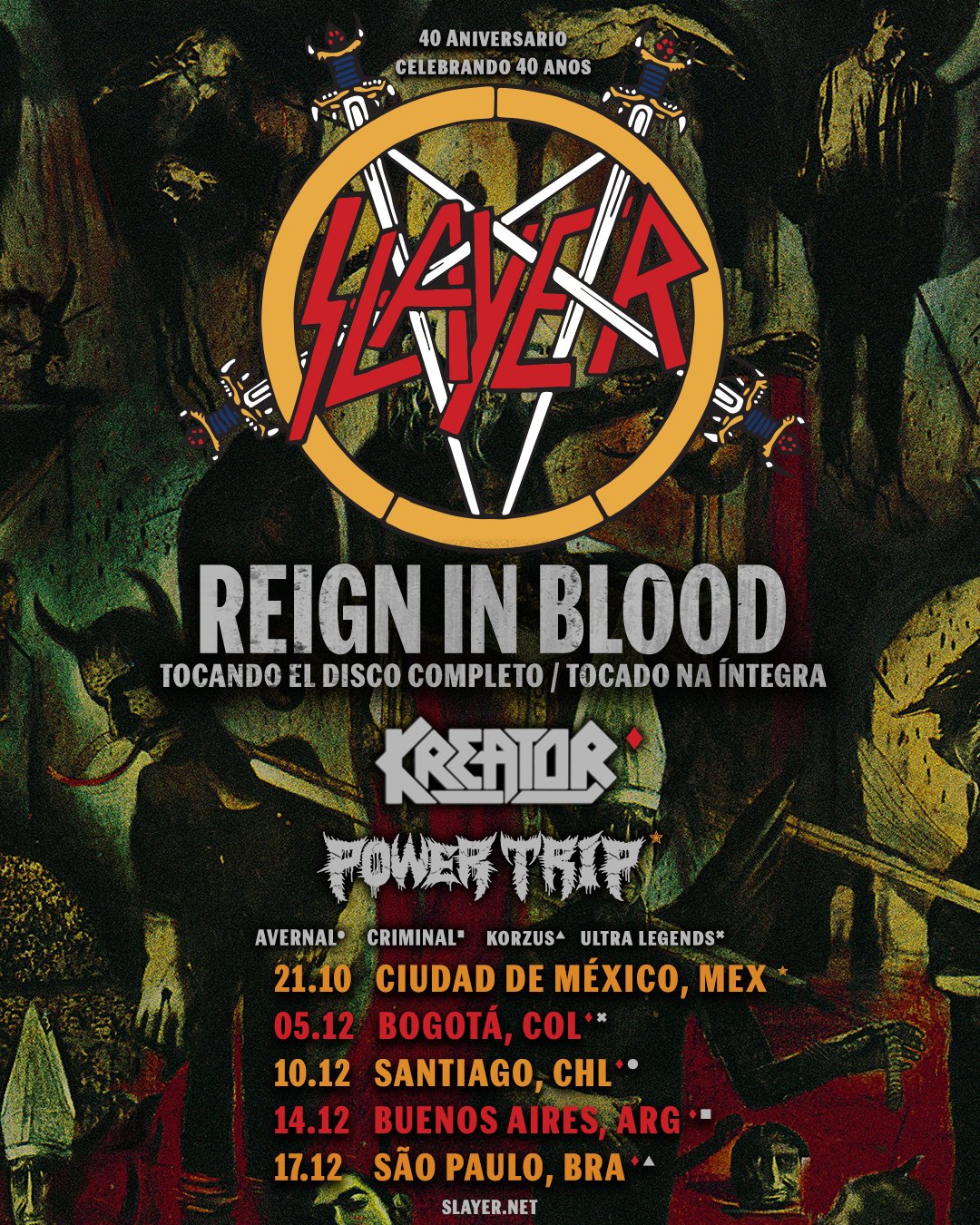 slayer south america