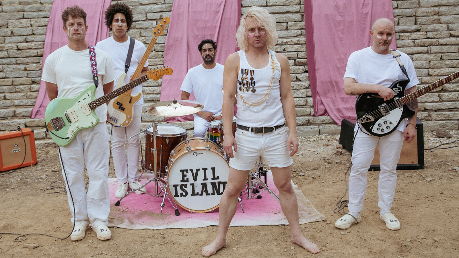Evil Island Announces Debut Album Featuring Guy Picciotto, Alexis Krauss, and More; Shares New Song "Animal"