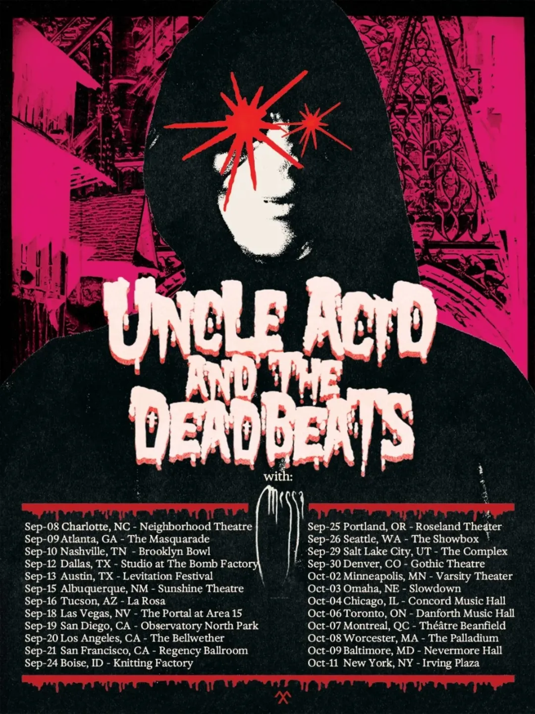 uncle acid 2026 tour