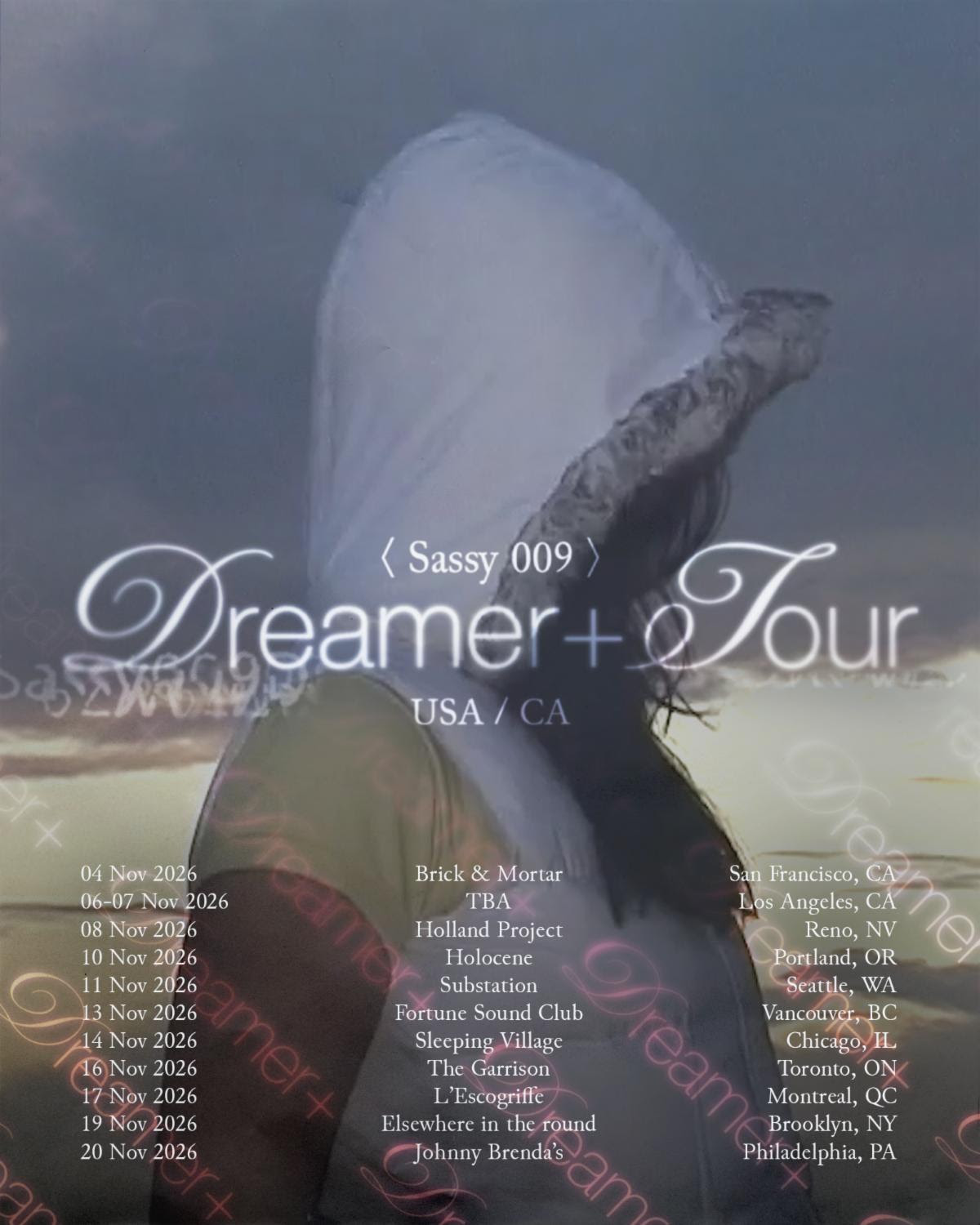 sassy 009 dreamer tour north america
