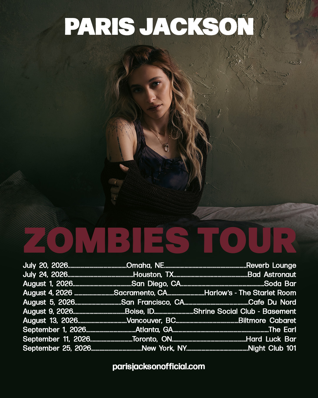 paris jackson tour
