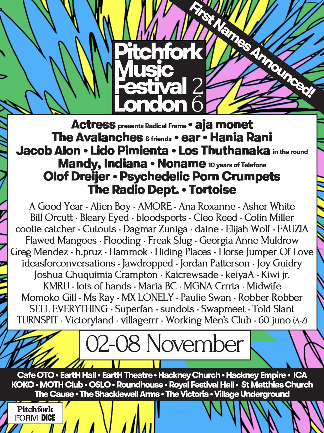 pitchfork london
