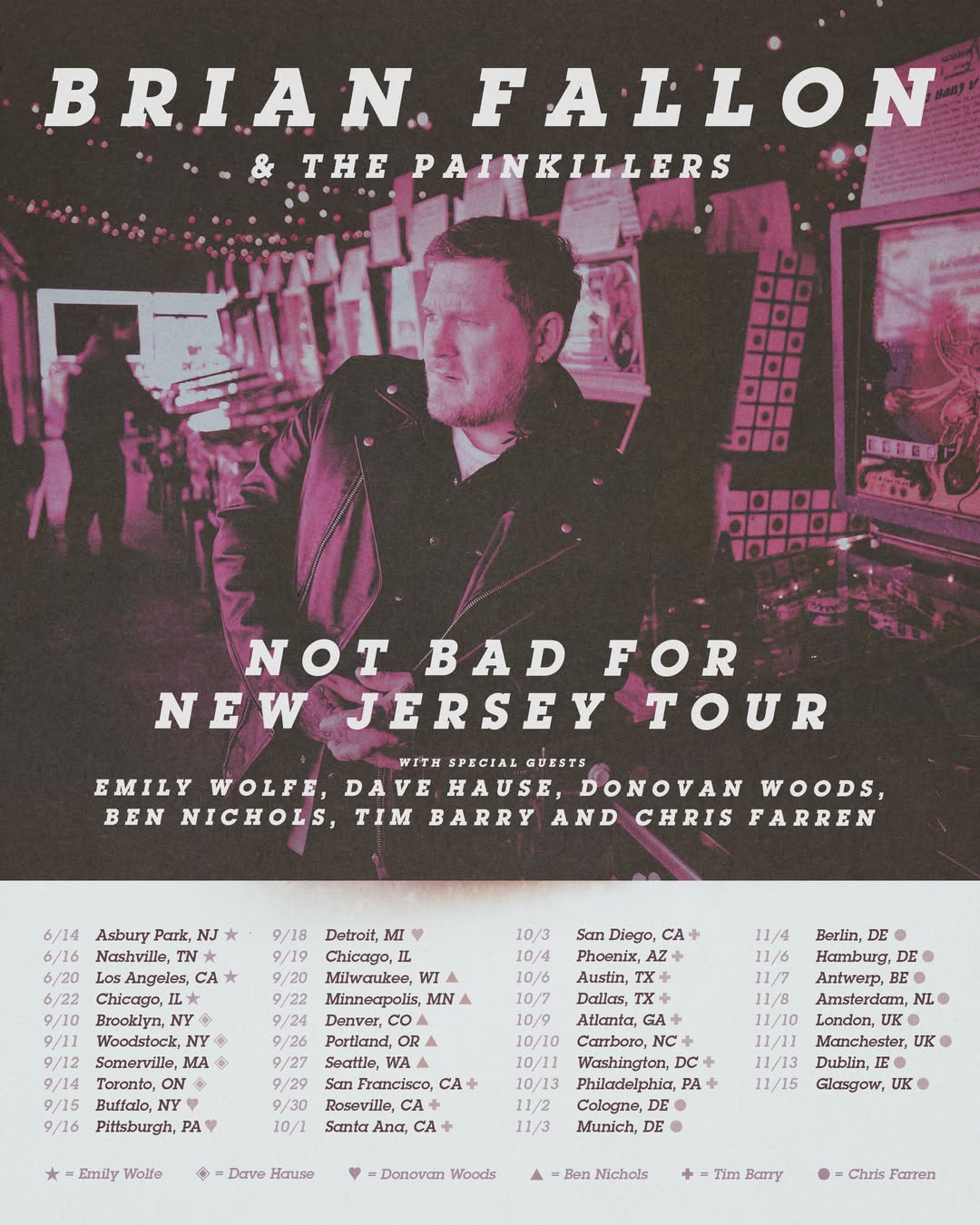 Brian Fallon 2026 tour