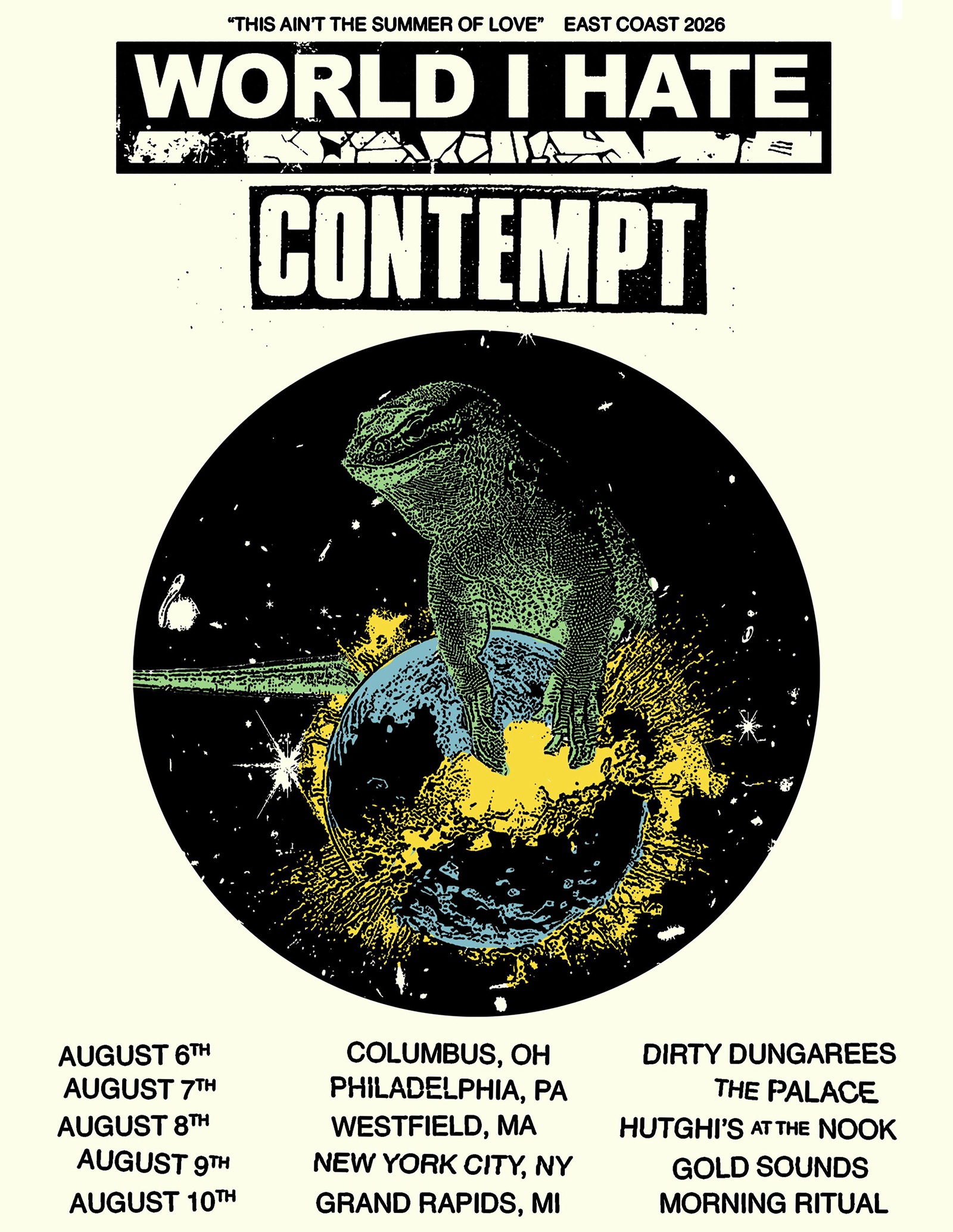 World I Hate / Contempt 2026 tour