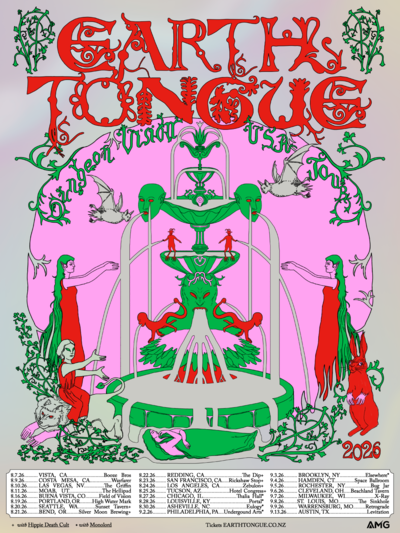earth tongue tour poster