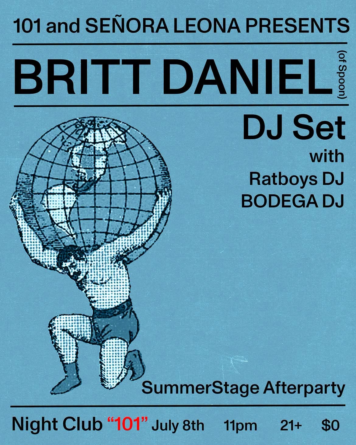 britt daniel spoon summerstage afterparty