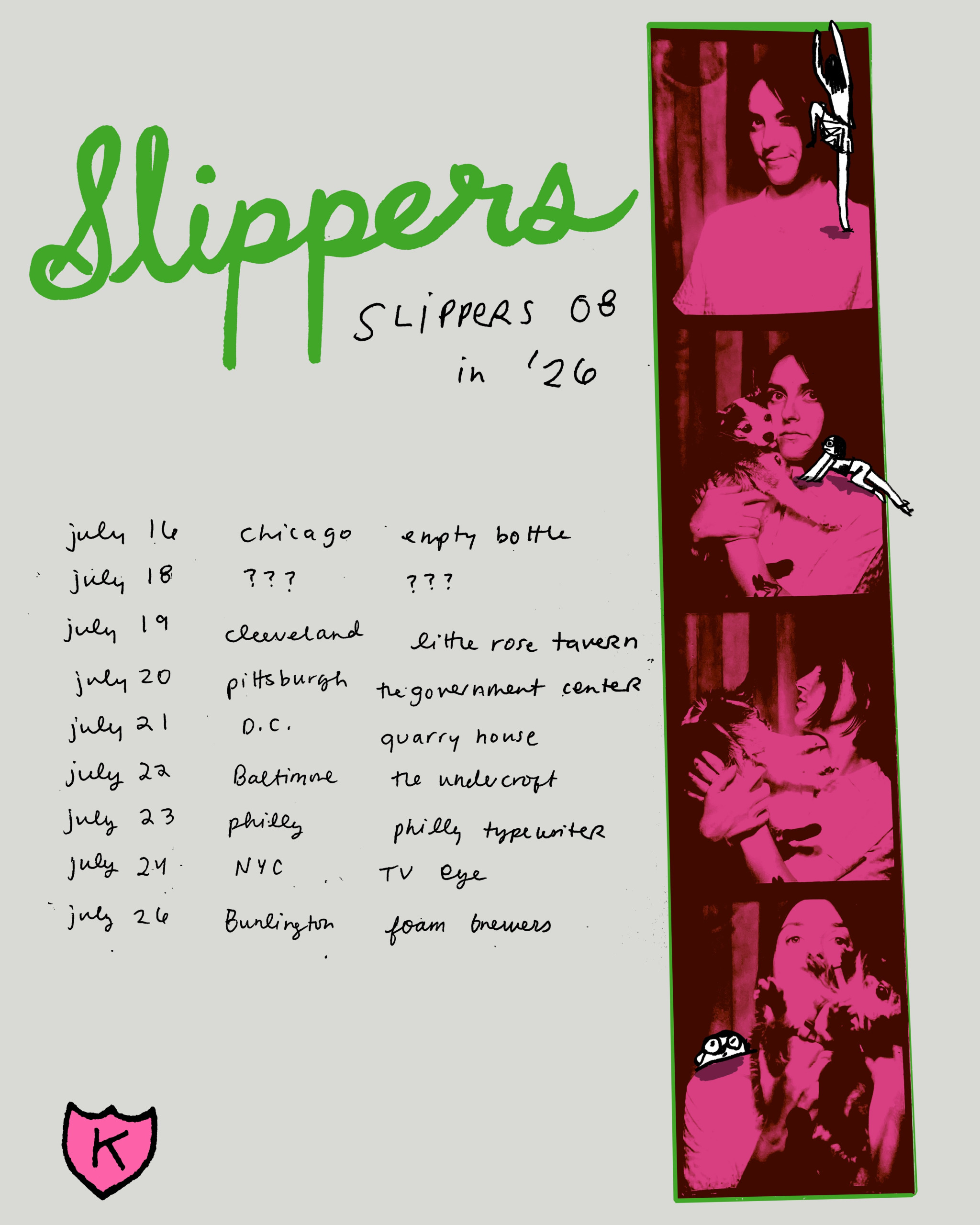 slippers tour