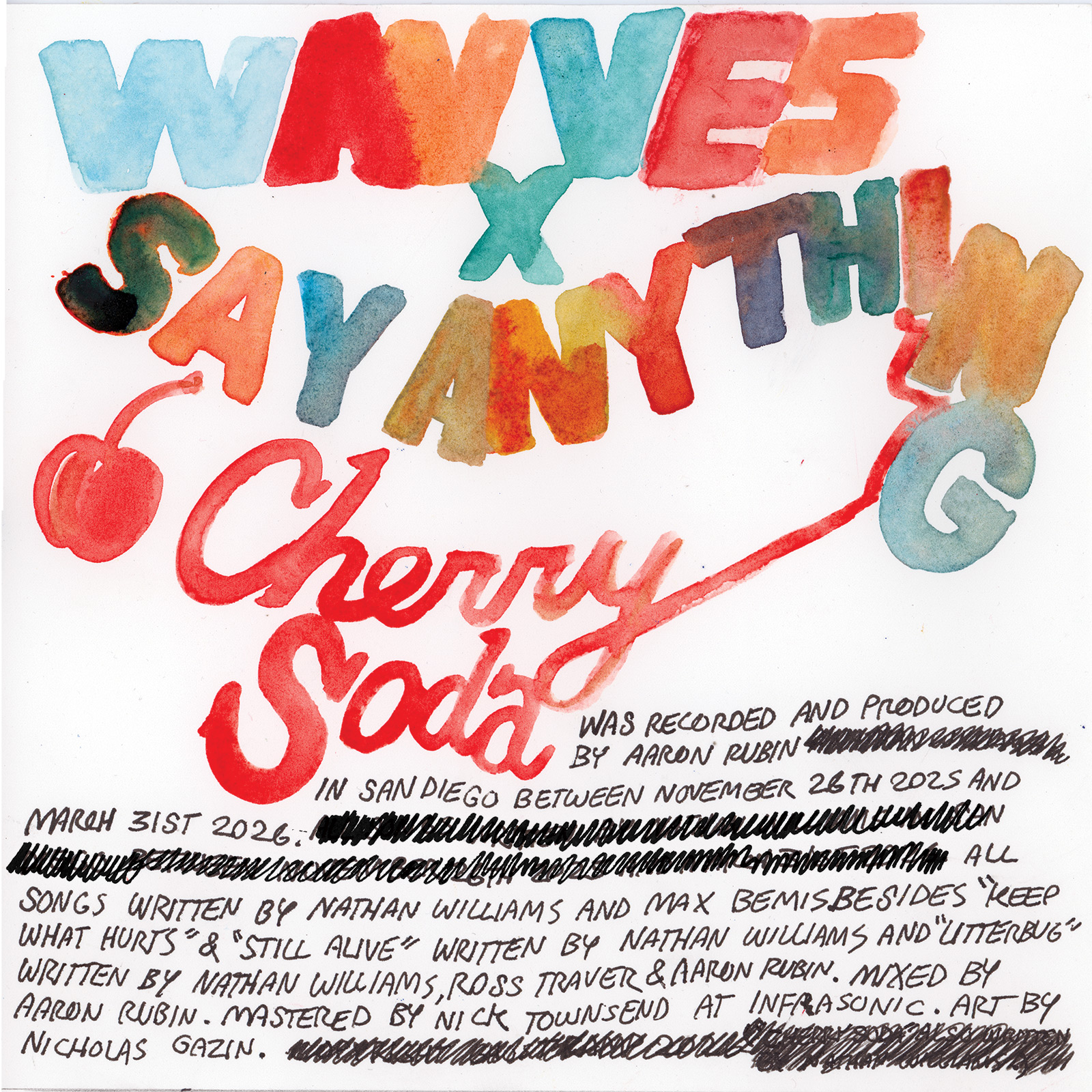 Wavves & Say Anything - Cherry Soda