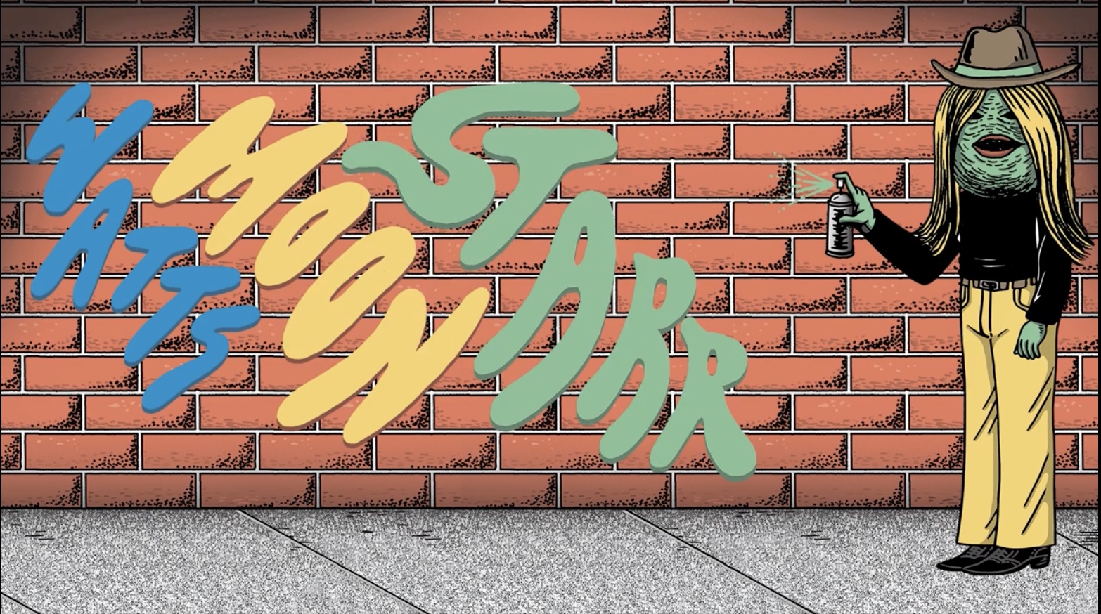 Watch Kelley Stoltz’s trippy animated video for drummer tribute “Watts Moon Starr”