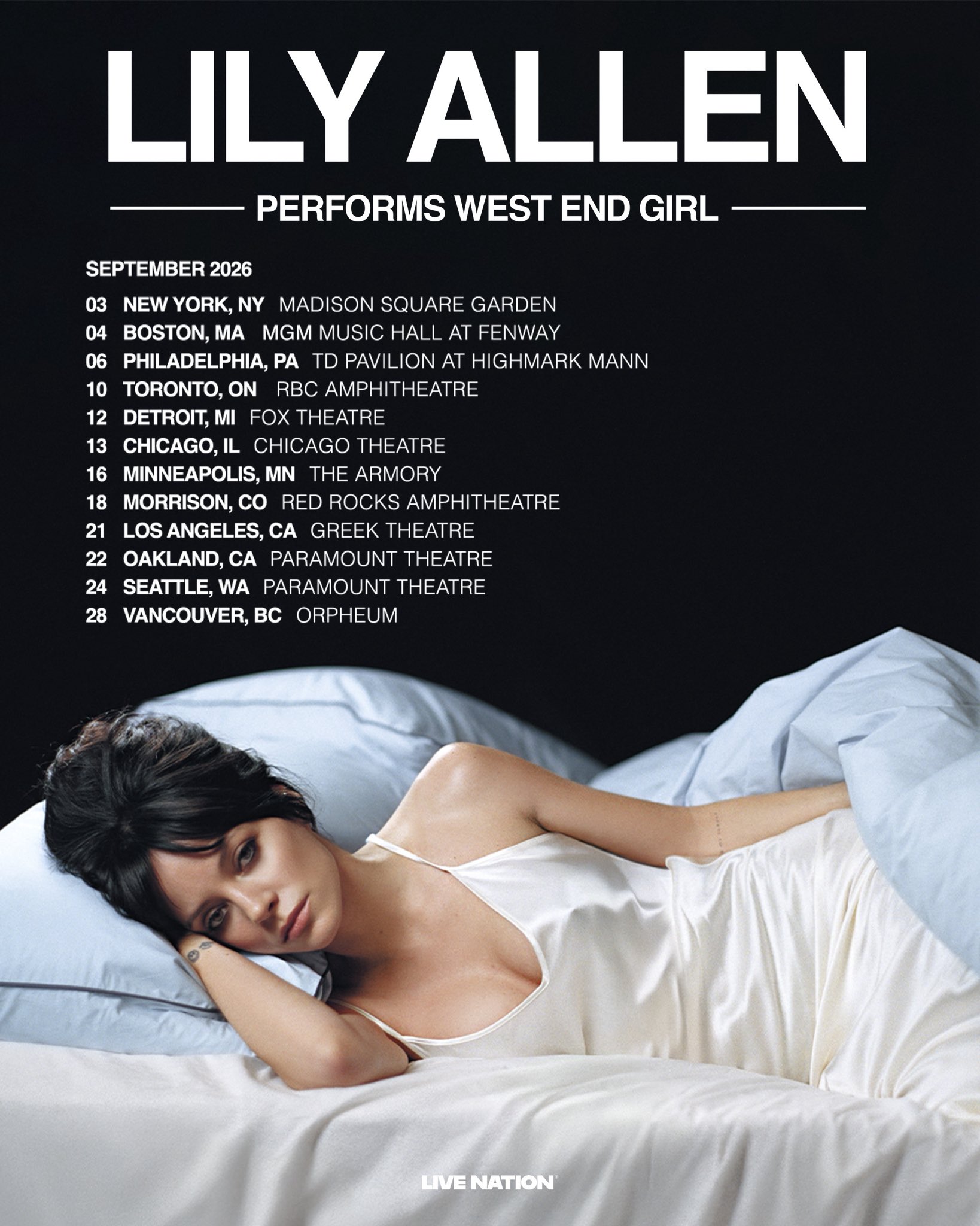 lily allen tour update
