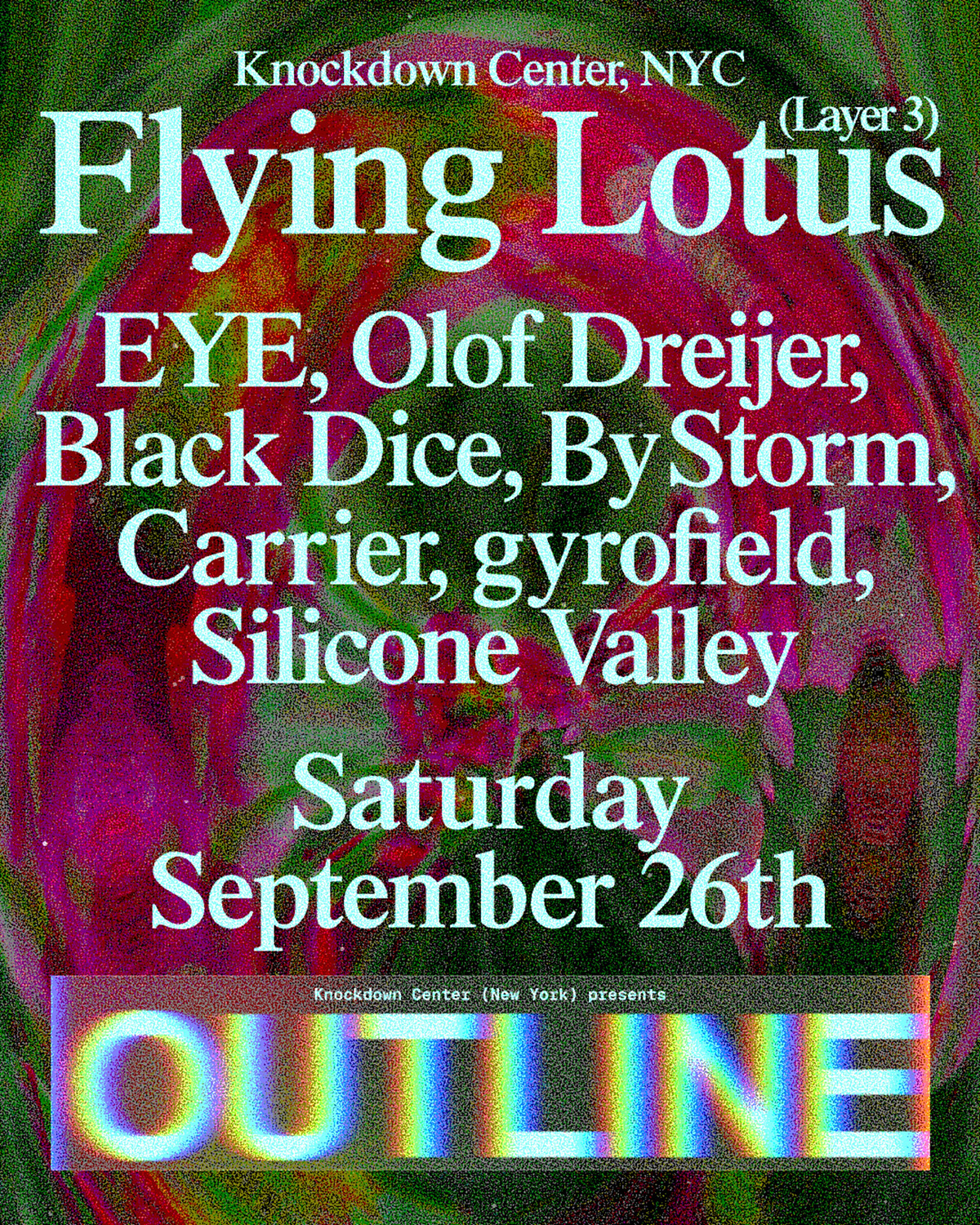 Flying Lotus Outline