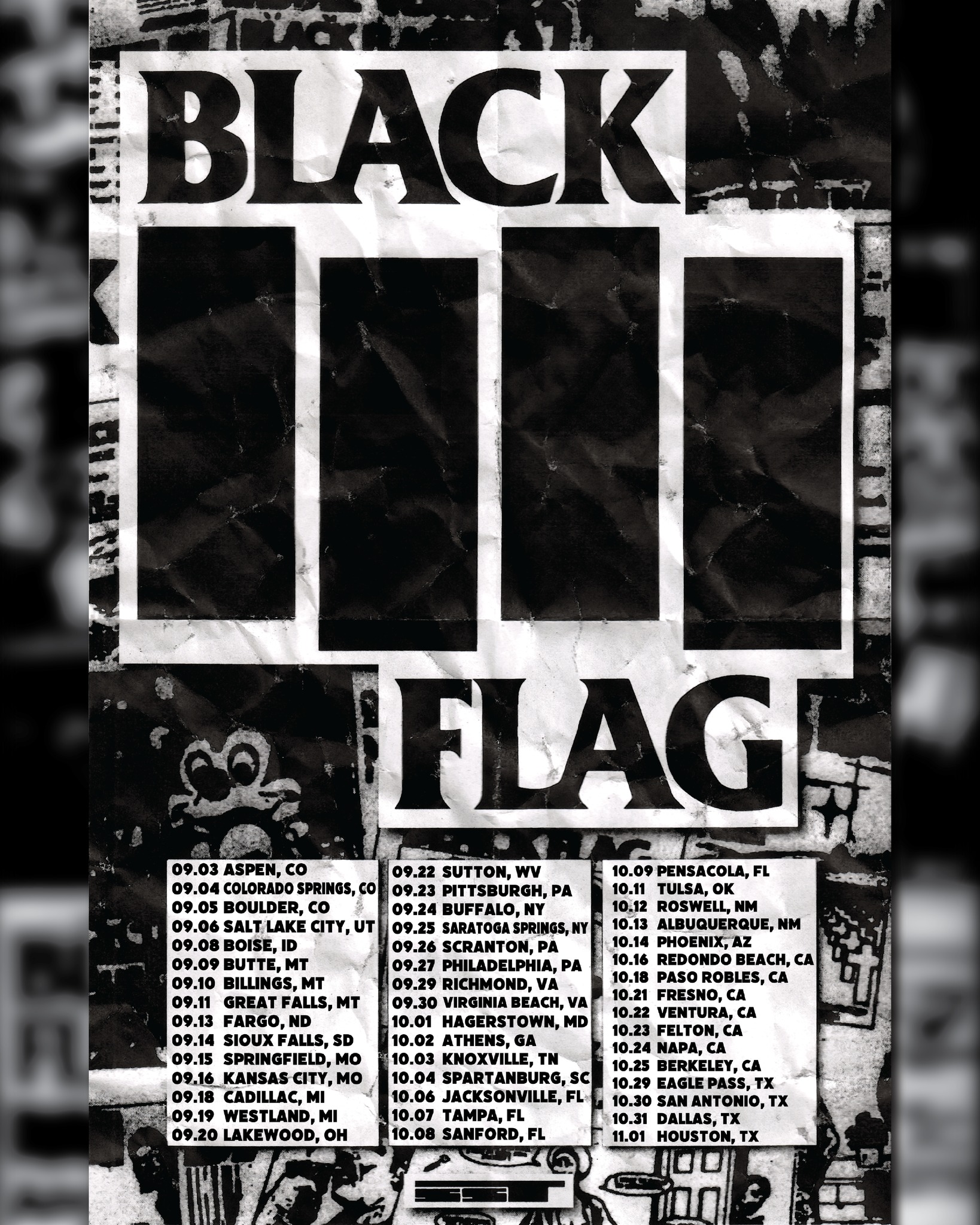 black flag tour