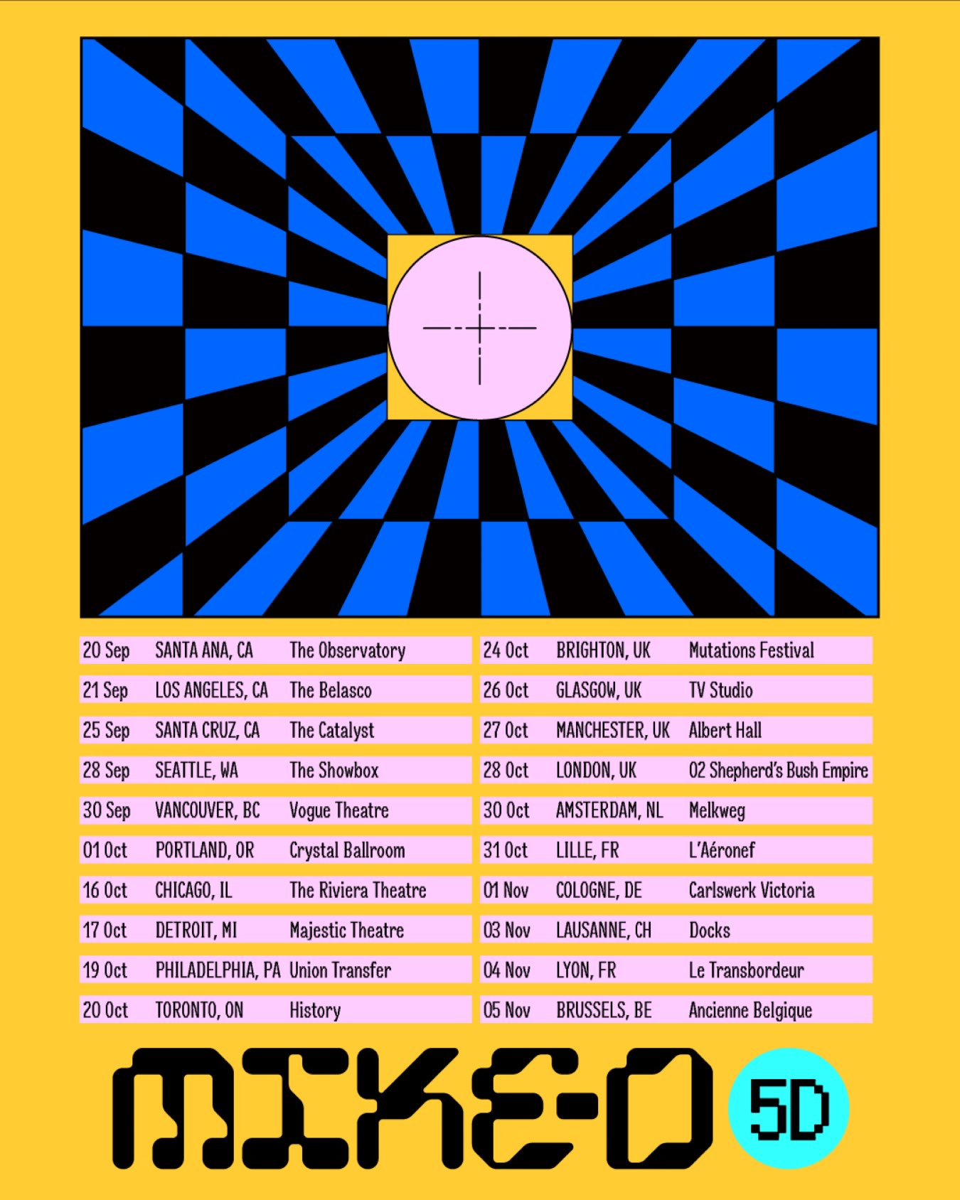mike d fall tour